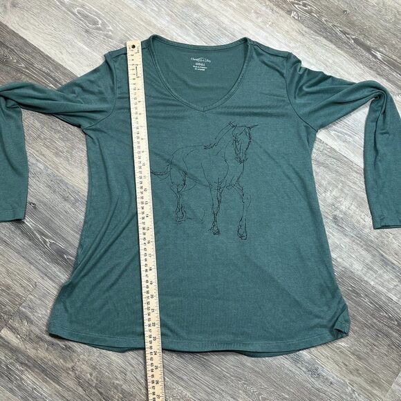 Chestnut Bay Dream On Night Long Sleeve Top Size Small - Picture 8 of 16